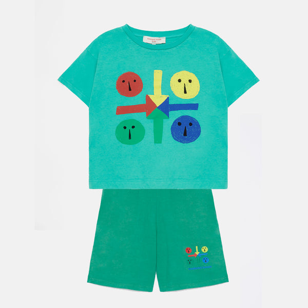 GREEN Parchis t-shirt & bermuda "Outfit set"