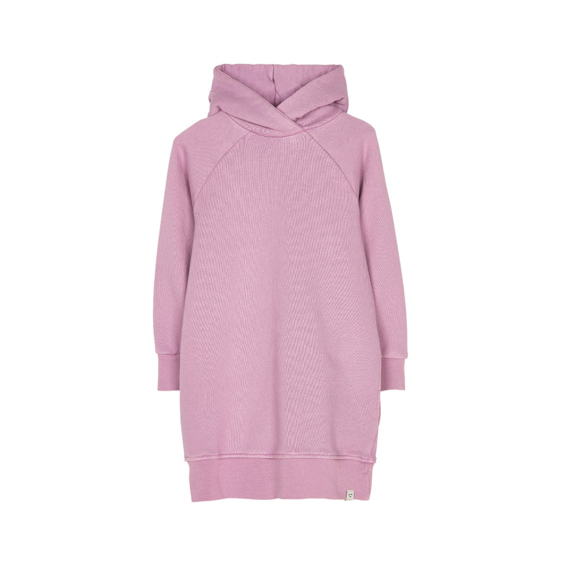 PIPPA Grey Lilac - Long Sleeve Fleece Dress