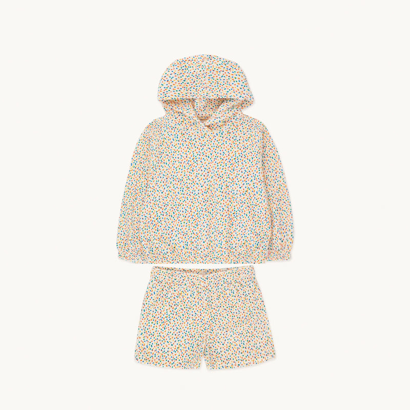 CONFETTI HOODIE & SHORT light cream "Outfit Sets"