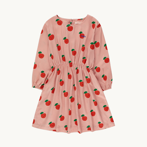 APPLES DRESS powder pink/deep red