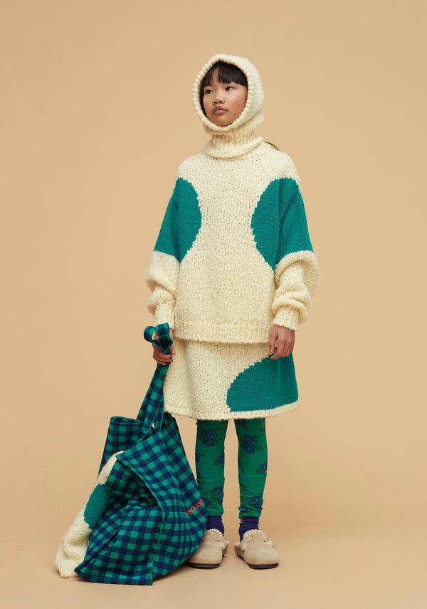 Green dot jersey & Green dot skirt "Outfit set"