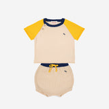 B.C Sail Rope knitted T-shirt & knitted culotte "Baby Outfit set"