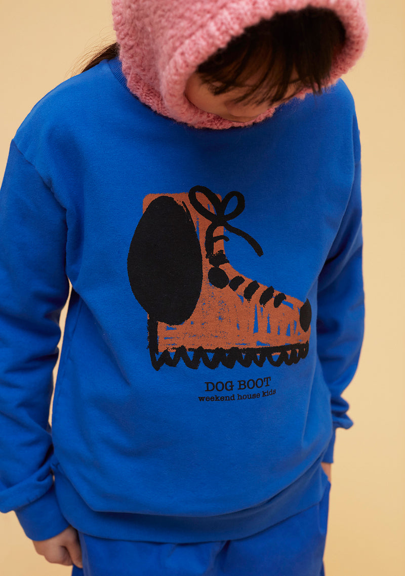 Dog boots sweatshirt (blue)