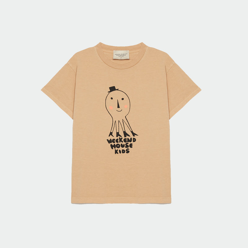 Soft brown Octopus t-shirt