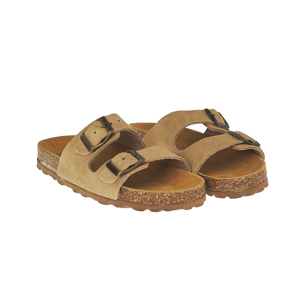 The Ocaso sandal – Green/Taupe