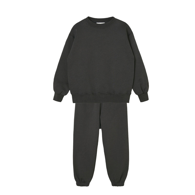 Washed Black Oversized Sweatshirt & Running Pant “Outfit set”