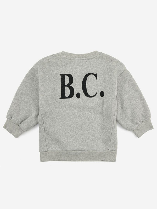 Cat O'clock grey melange sweatshirt