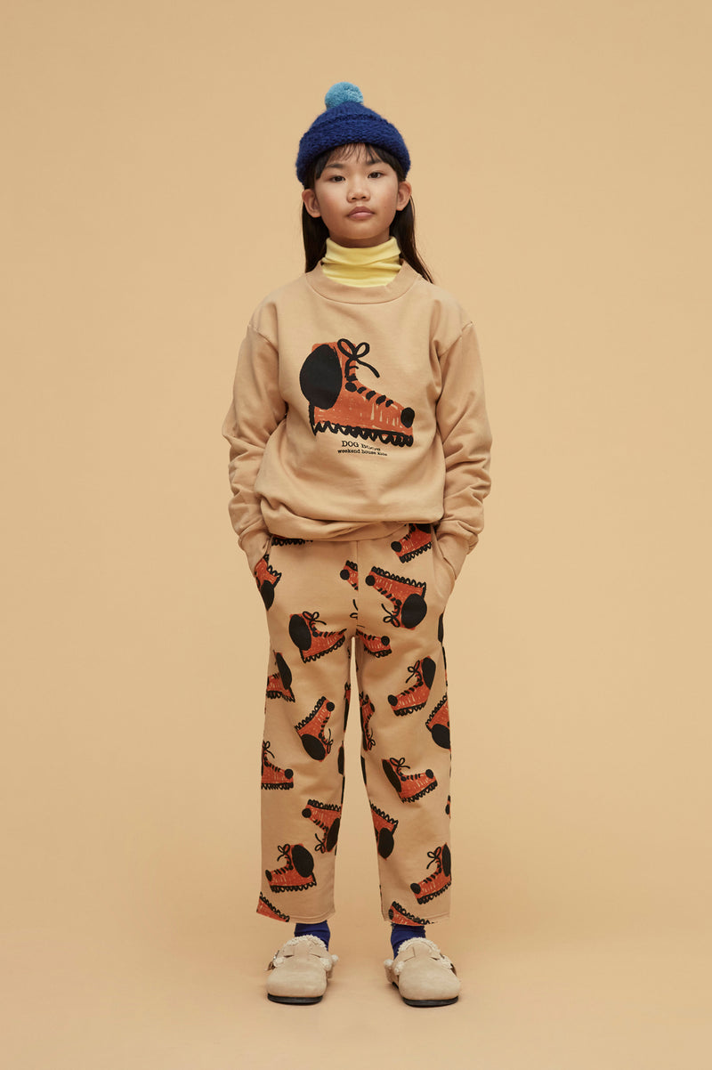 Yellow Dog boots turtle neck & Dog boots sweat pants "Outfit Set"