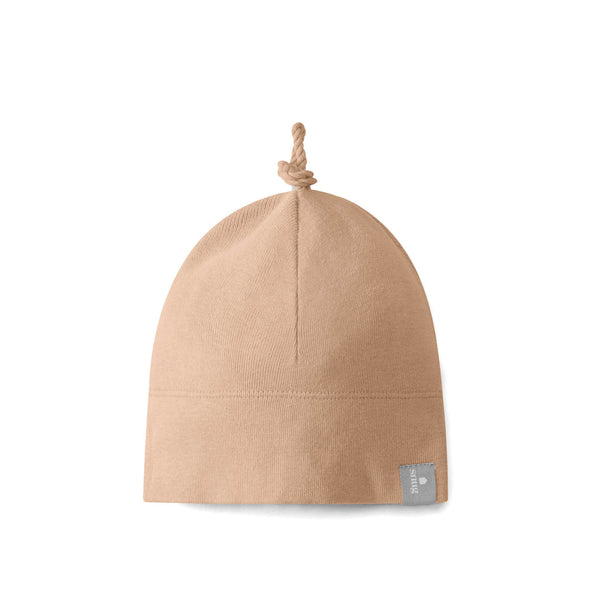 BEANIE WITH KNOT | NUDE