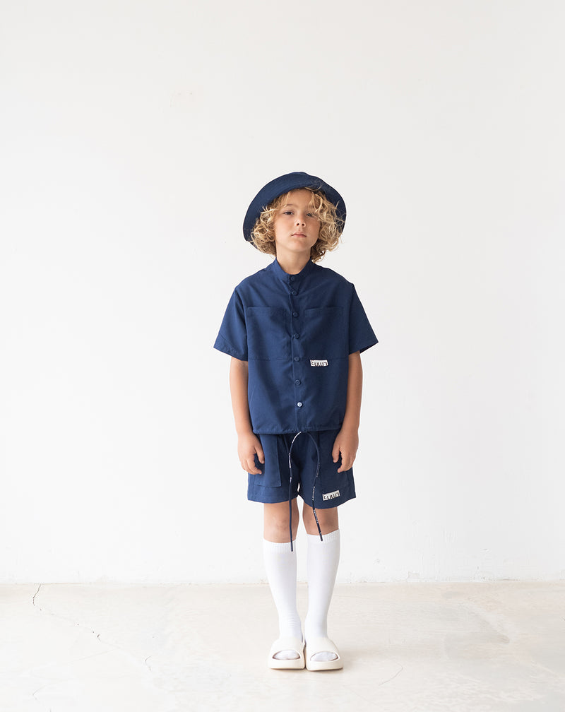 Navy Top 32 &  Shorts 05 "Outfit set"