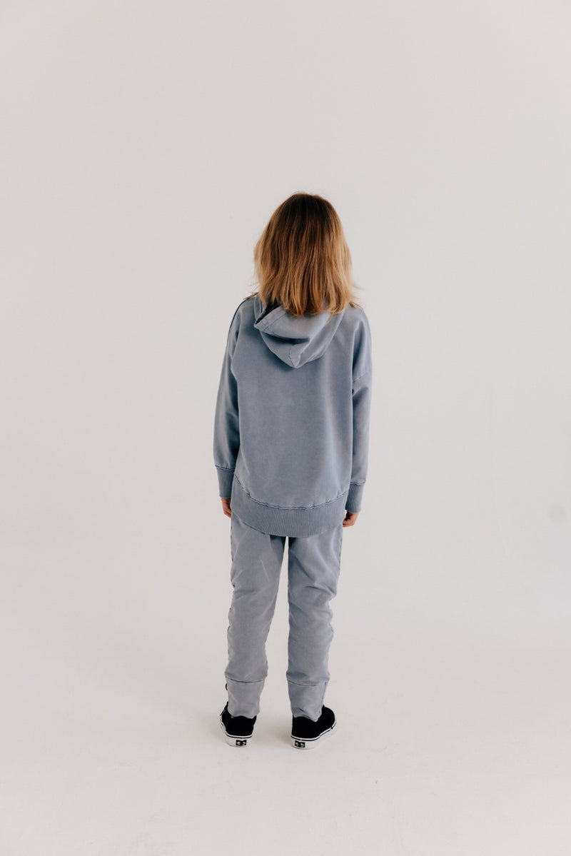 M Stone Blue Hoodie & Pants "Outfit set"