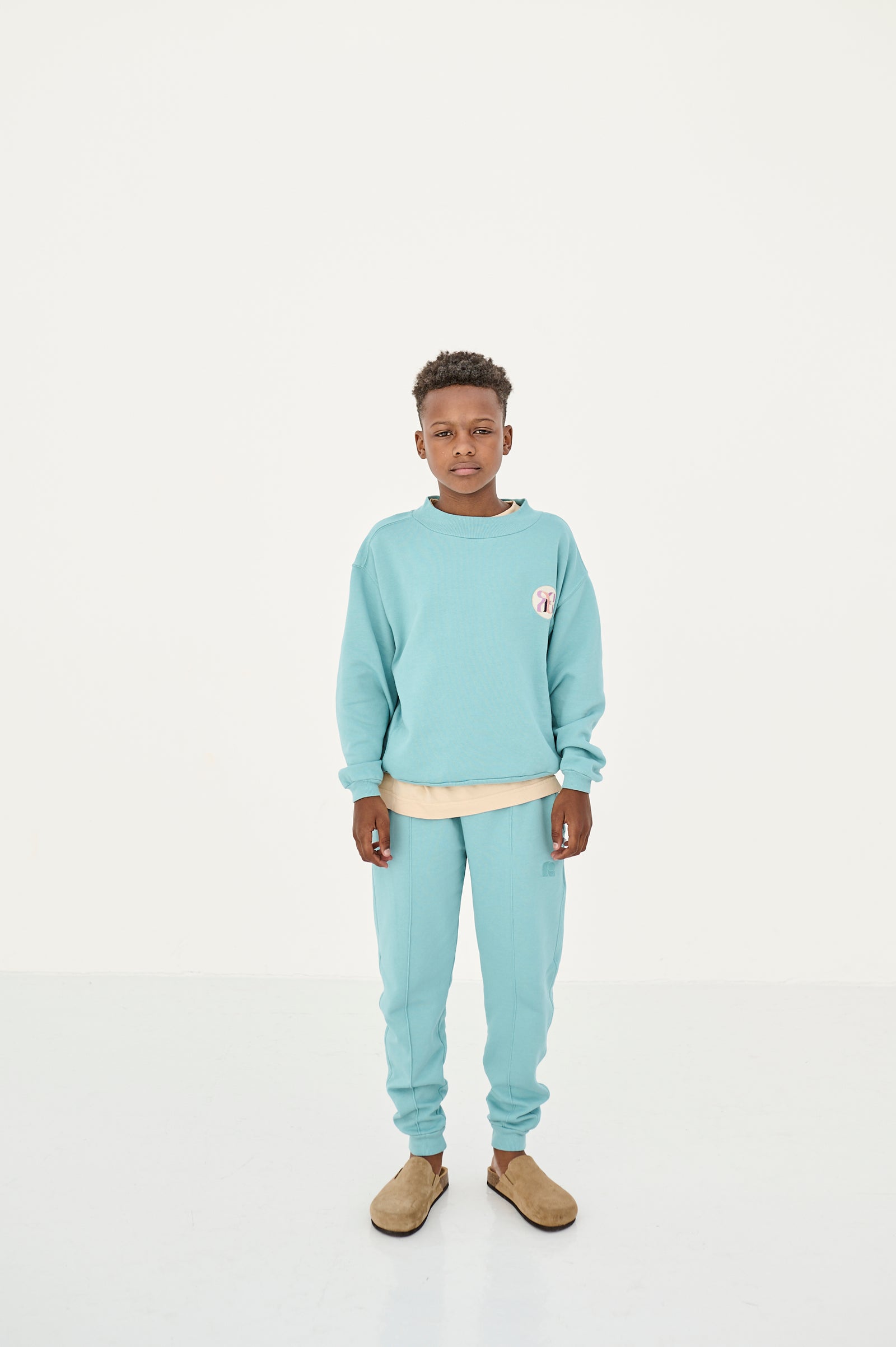 REPOSE AMS COMFY SWEATER - GREYISH TURQUOISE REPOSE AMS COMFY SWEATER - GREYISH TURQUOISE