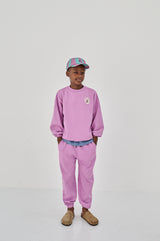 faded violet crewneck sweater & pants "Outfit set"