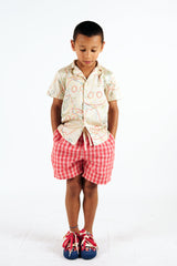 BRUNO GUIMARÃES TOP & ANSELMO CHERRY CHECK "Outfit set"
