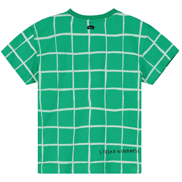Kelly Green Grid T-shirt & Short "Outfit set"