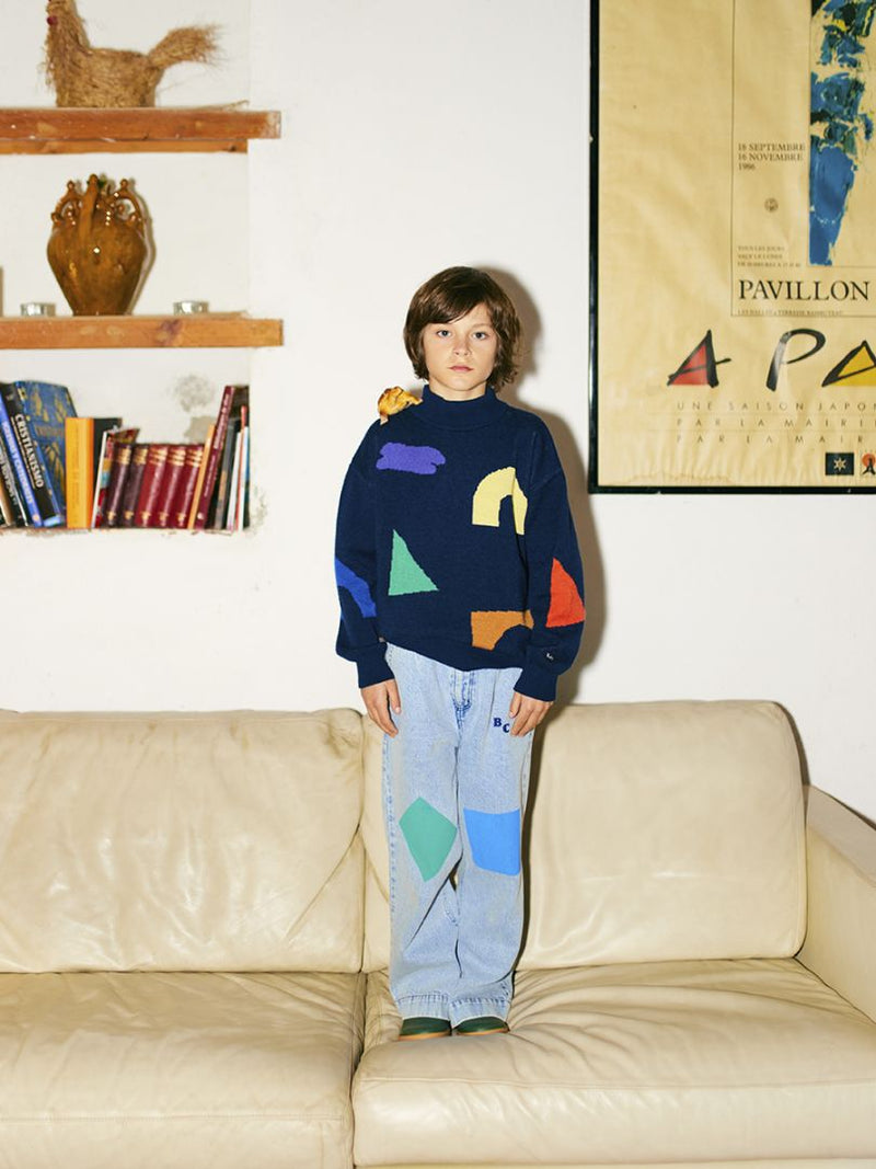 Playful jacquard jumper