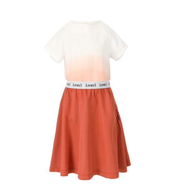 Top №18 Caramel & Skirt №8 Caramel (outfit set)
