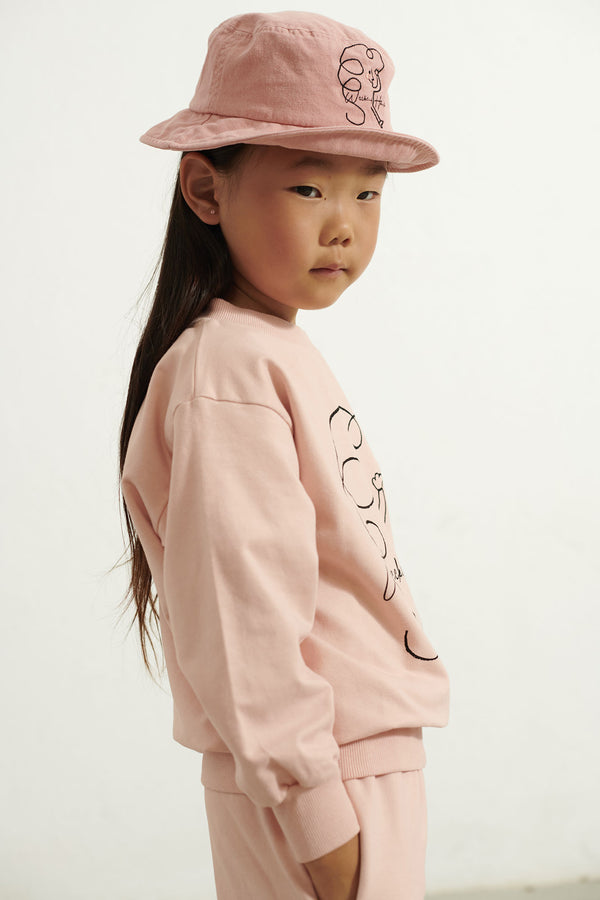 Soft pink Weekend Kid sweatshirt & pants "Outfit set"